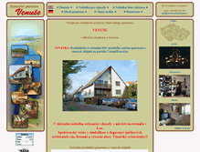 Tablet Screenshot of penzionvenuse.cz